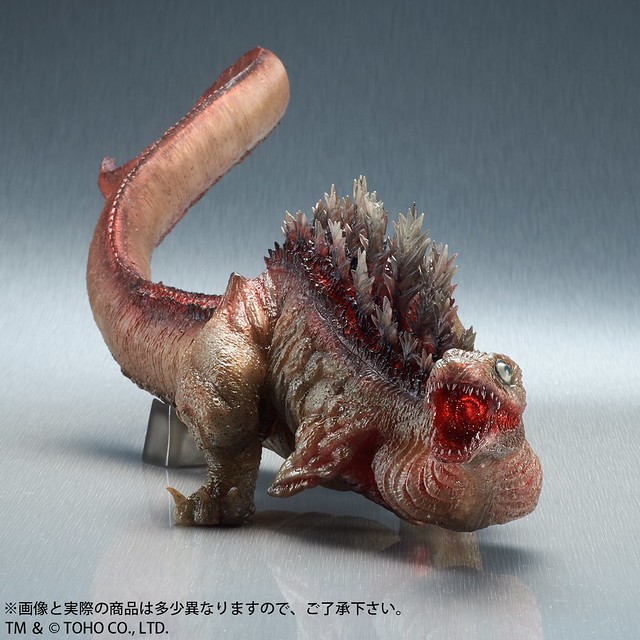 更具生物感的蒲田君襲來！X-PLUS 東寶大怪獸系列《正宗哥吉拉》哥吉拉 ゴジラ(2016) 第2形態  透明Ver.