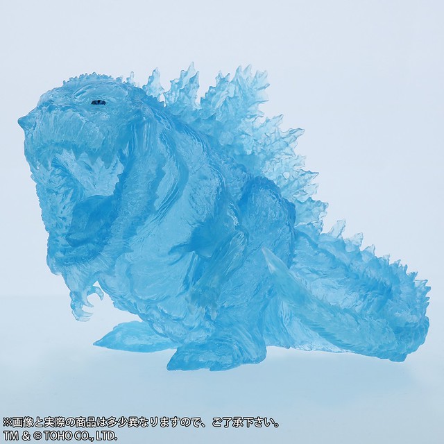 X-PLUS DefoReal Series《GODZILLA 怪獸惑星》哥吉拉 透明藍限定版（デフォリアル ゴジラ・アース 限定ブルークリア版）