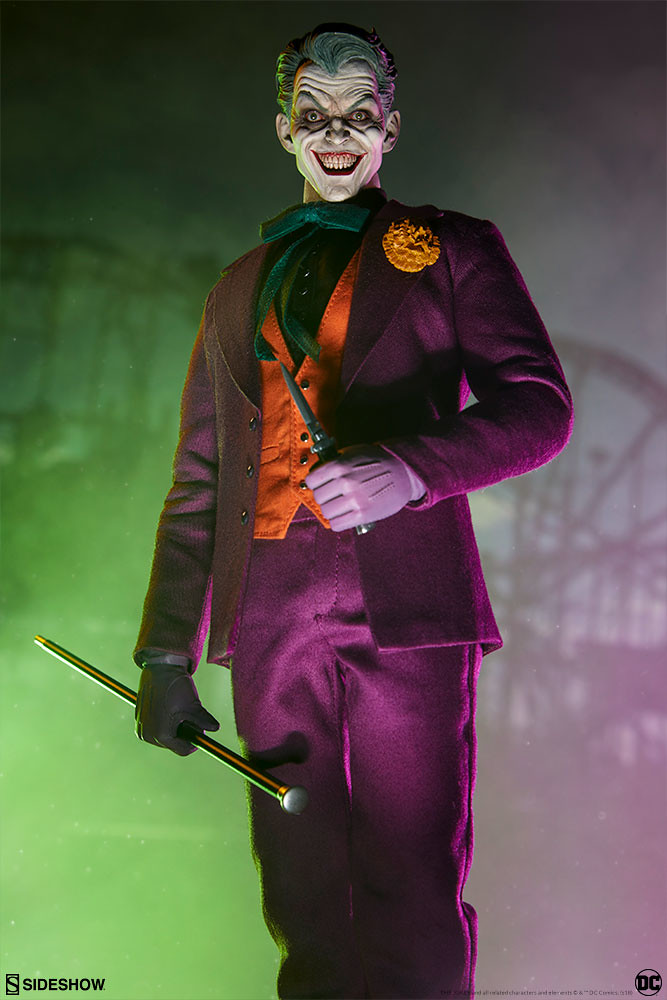 高度展現小丑瘋狂的精彩頭雕！！ Sideshow Collectibles DC Comics【小丑】The Joker 1/6 比例人偶作品