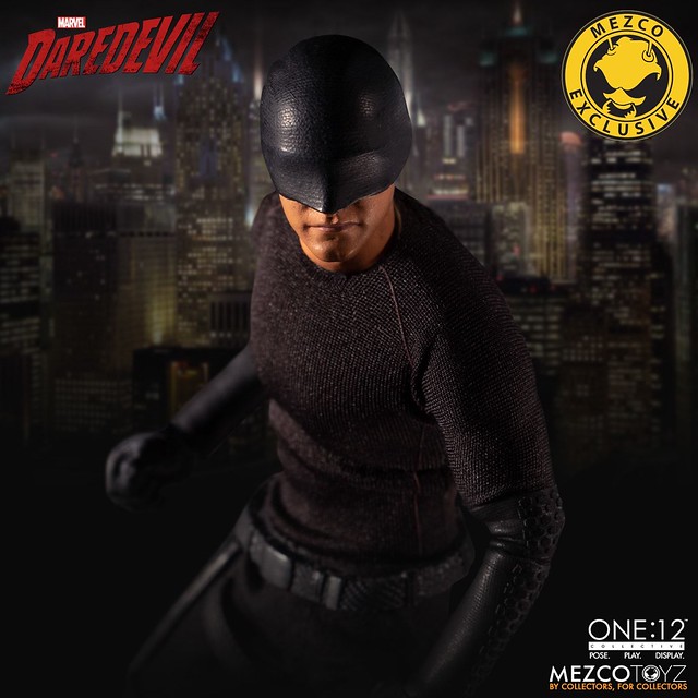 MEZCO ONE:12 COLLECTIVE 系列《夜魔俠》夜魔俠 - 私刑者版本 Daredevil - Vigilante Edition 1/12 比例人偶作品【MEZCO官網限定】