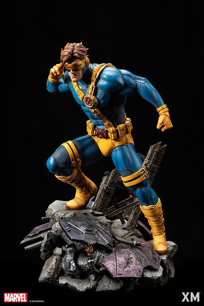XM Studios Premium Collectibles 系列 Marvel【獨眼龍】Cyclops 1/4 比例全身雕像作品 A版本/B版本