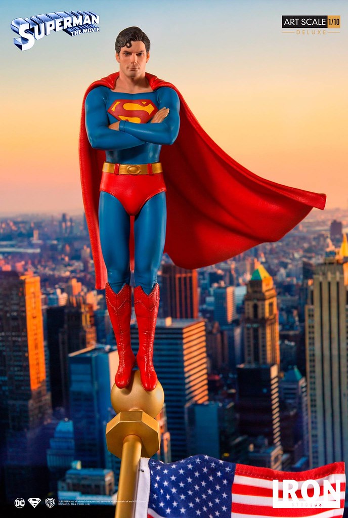 超人迷心中的經典呀～ Iron Studios《超人(1978)》超人豪華版Superman: The Movie Superman Deluxe  1/10 比例全身雕像作品| 玩具人Toy People News