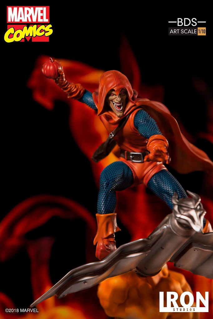 Iron Studios Battle Diorama 系列 Marvel Comics【暴魔】Hobgoblin 1/10 比例決鬥場景雕像作品