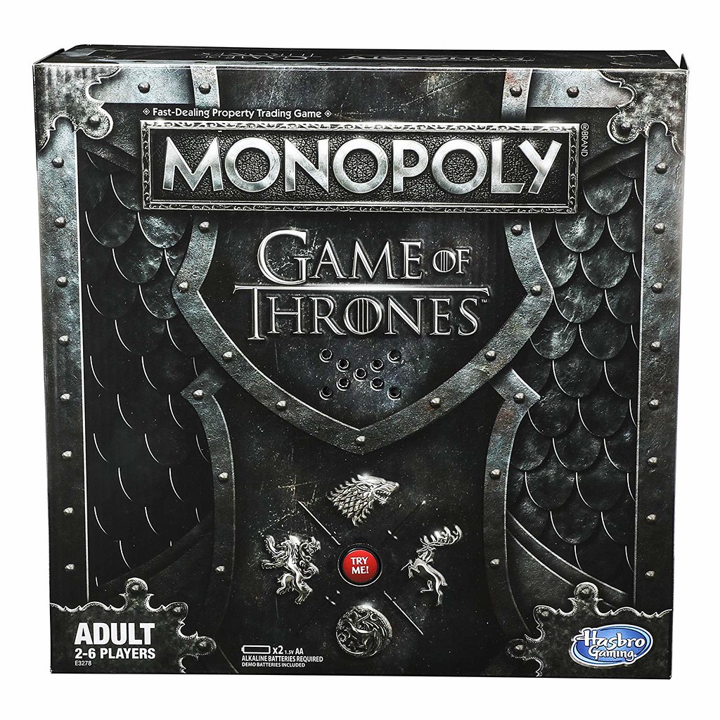 為了稱王各懷鬼胎，誰能存活到最後守住勝利！！ Hasbro × HBO《冰與火之歌：權力遊戲》主題地產大亨 Game of Thrones-Themed Monopoly
