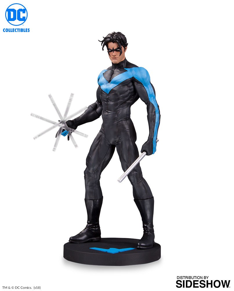 高度還原耍著搭擋棍的帥氣姿態！！ DC Collectibles DC 設計師系列【夜翼 by Jim Lee】Nightwing by Jim Lee 全身雕像作品