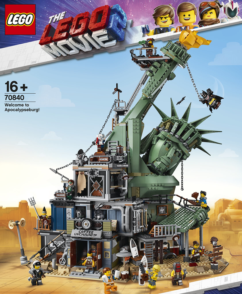 自由不復存在，想生存下去只有變得更加瘋狂？！ LEGO 70840《樂高玩電影2》歡迎光臨阿波卡天啟堡！ LEGO Movie 2 Welcome to Apocalypseburg!