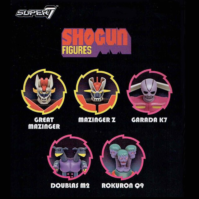 Super7 ReAction Figures 系列《無敵鐵金剛》五款機體參戰 Shogun ReAction Figures 3.75 吋吊卡玩具