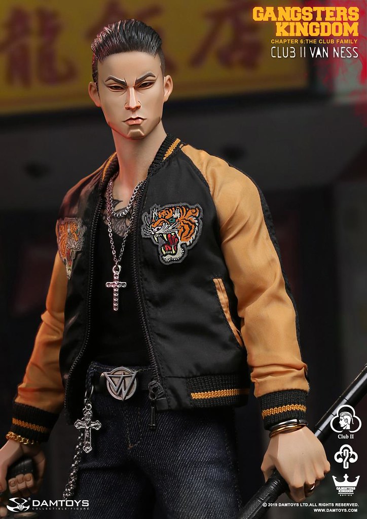 擁有銳利鷹眼的武術奇才！！ DAMTOYS 黑幫王國【梅花2 吳建豪】Gangsters Kingdom Club 2 Van Ness 1/6 比例人偶作品