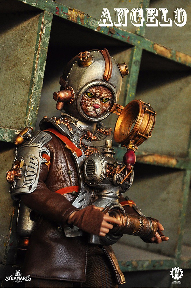 蒸汽工廠 多比蒂斯系列【貓騎士 安琪羅】Dobbys Series Knight Cat - Angelo 1/6 比例人偶作品