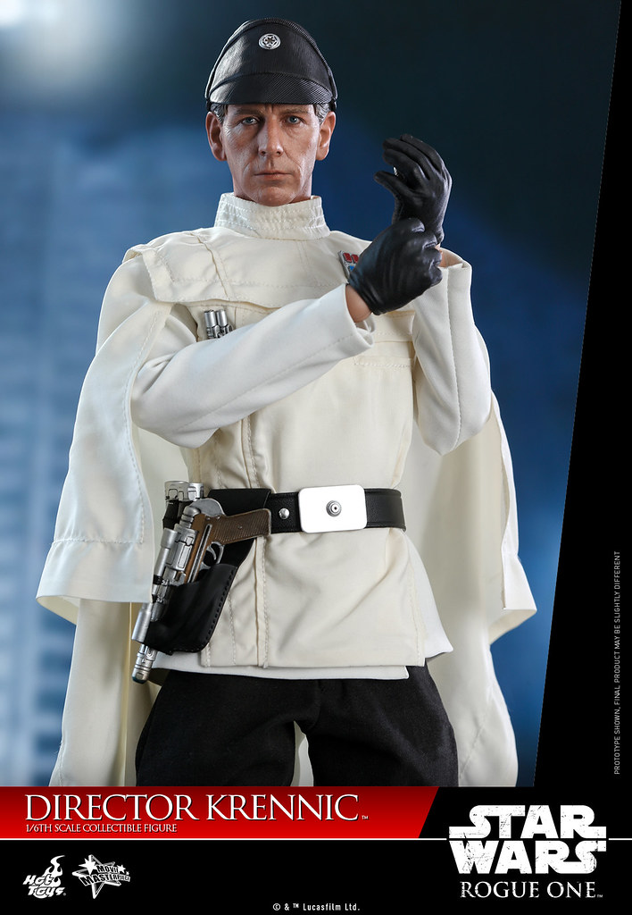 極具謀略的野心家總算登場！！ Hot Toys - MMS519 -《星際大戰外傳：俠盜一號》昆尼克局長 Director Krennic 1/6 比例人偶作品