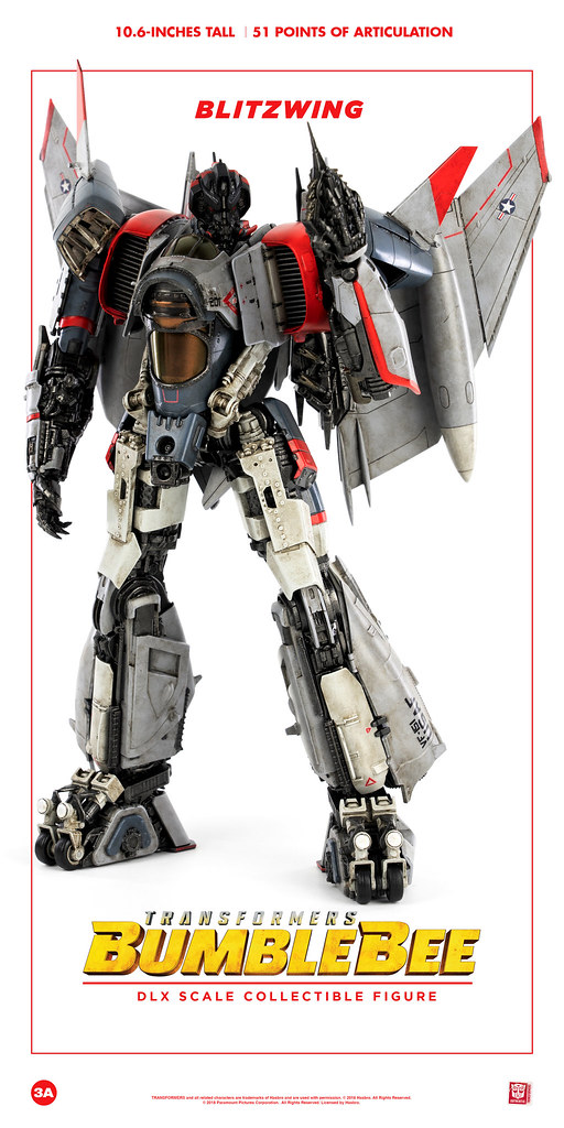threeA DLX比例收藏級系列《大黃蜂》閃電 Blitzwing 10 吋可動人偶作品