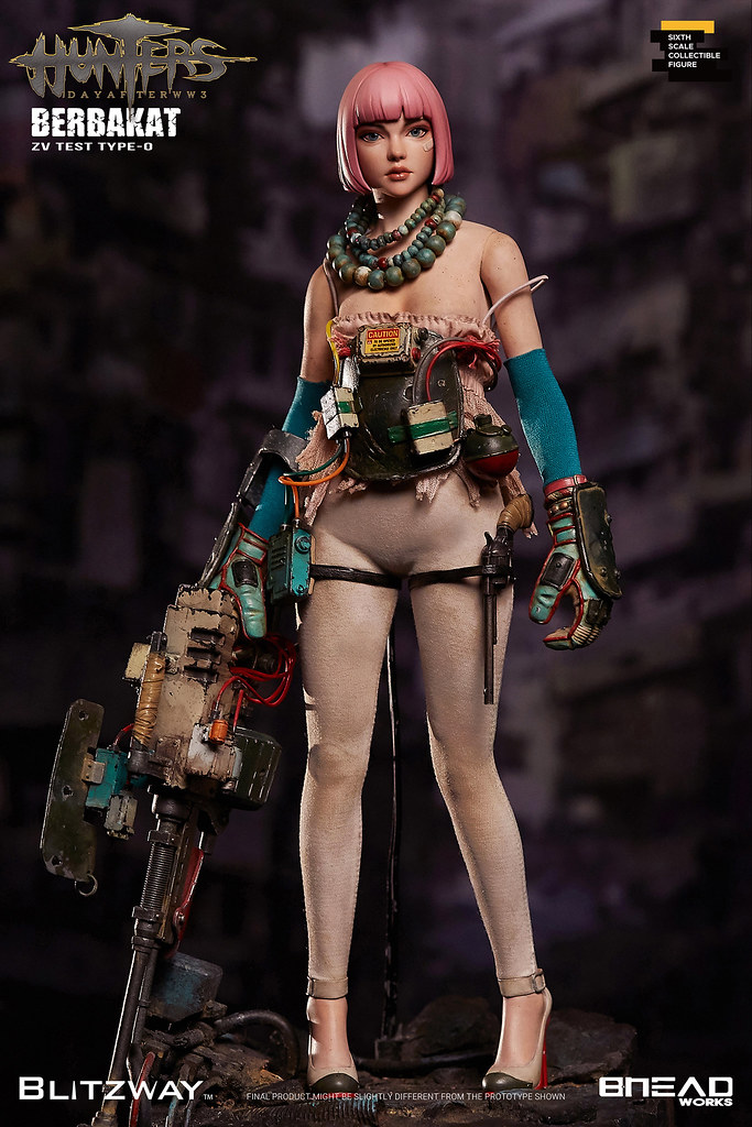 不可貌相的超強戰鬥武器！！ Blitzway《獵人：第三大戰日後》HUNTERS : Day After WWlll【BERBAKAT ZV Test Type-0】1/6 比例人偶作品