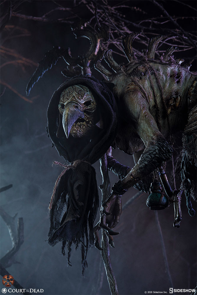 邪氣逼人的獵奇造型！ Sideshow Collectibles Premium Format Figure 系列《死亡法庭》災禍 Poxxil 全身雕像作品