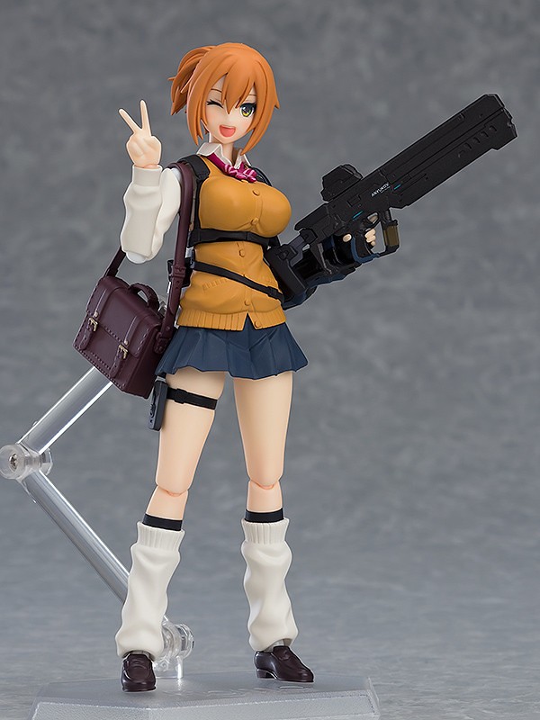 【更新官圖&販售資訊】武裝×女高中生×figma 最新作《ARMS NOTE》外骨骼機械臂女高中生（エグゾアーム・ジョシコウセイ）