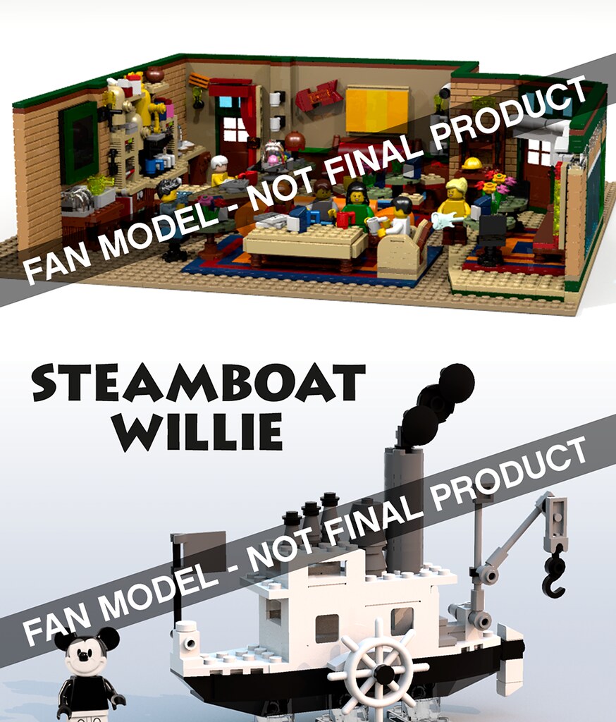 經典可愛的「汽船威利號」、《六人行》中難忘的「中央公園咖啡館」即將商品化！！ 2018年樂高IDEAS 作品第二波審核結果公開～