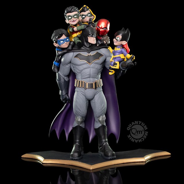 多麼溫馨可愛的一家人呀～ Quantum Mechanix Q-Master 系列 DC Comics【蝙蝠俠：家族】Batman: Family Limited Edition Q-Master Diorama