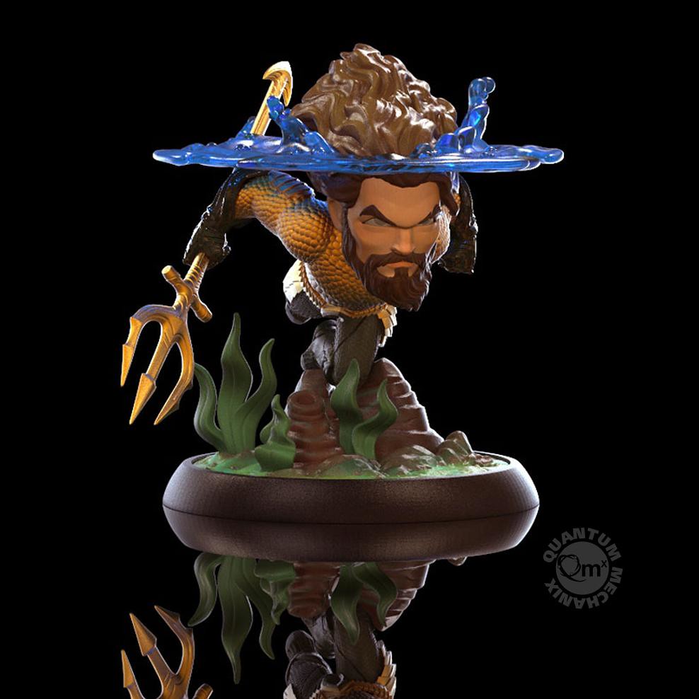 大海王者的帥氣泳姿！ Quantum Mechanix Q-Fig 系列《水行俠》水行俠 Aquaman Q-Fig