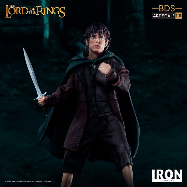 歷經各種磨難的「魔戒持有者」！ Iron Studios Battle Diorama 系列《魔戒》佛羅多 Frodo 1/10 比例決鬥場景雕像作品