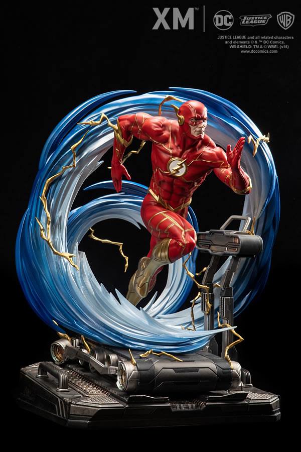 宇宙跑步機快要被你跑壞啦～～ XM Studios Premium Collectibles 系列 DC Rebirth【閃電俠】The Flash 1/6 比例全身雕像作品