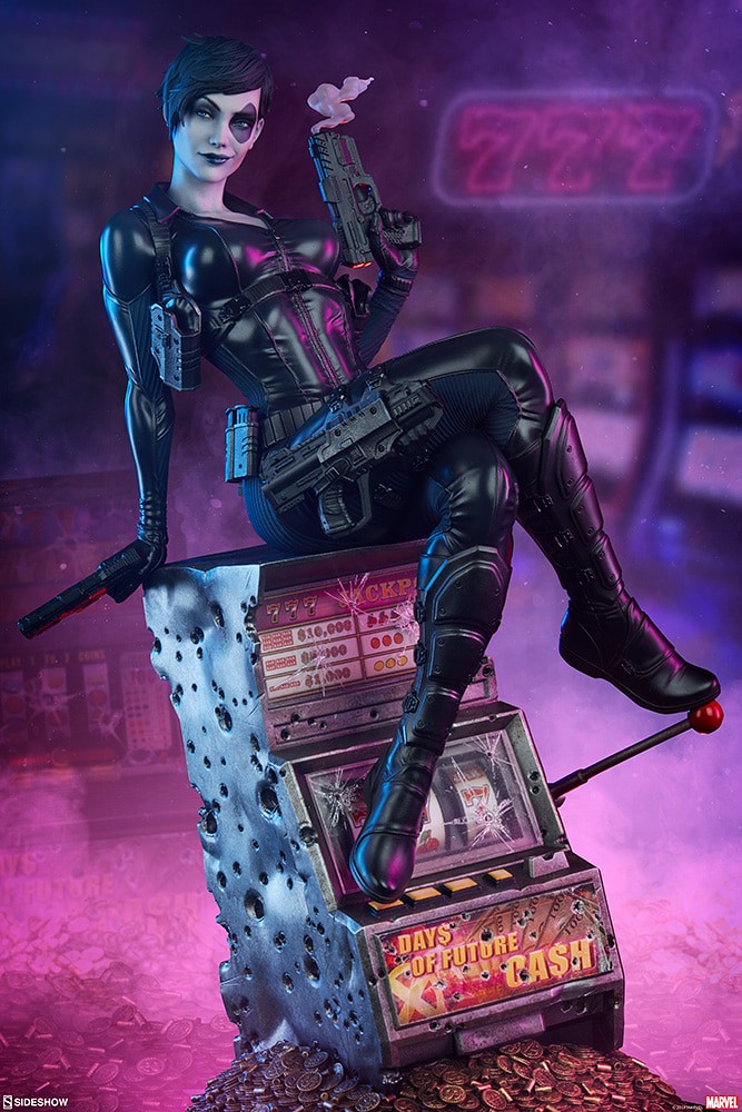 Sideshow Collectibles Premium Format Figure 系列 Marvel Comics【多米諾】Domino 1/4 比例全身雕像作品 普通版/EX版