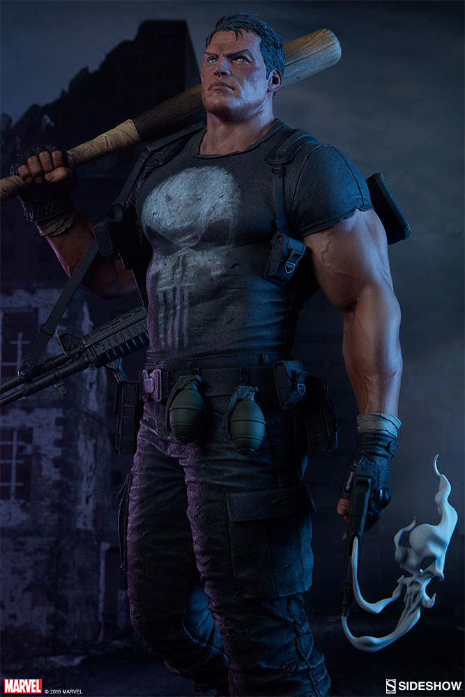 惡棍們塊陶啊～ Sideshow Collectibles Premium Format Figure 系列 Marvel Comics【制裁者】The Punisher 1/4 比例全身雕像作品 普通版/EX版