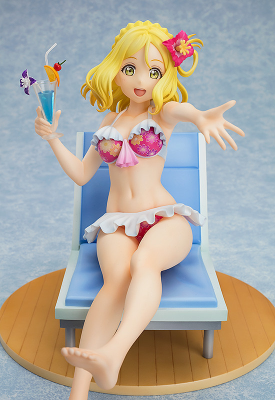 CIAO♪ Shiny☆ With Fans!《LoveLive! Sunshine!!》小原鞠莉 Blu-ray封面Ver. 1/7比例模型