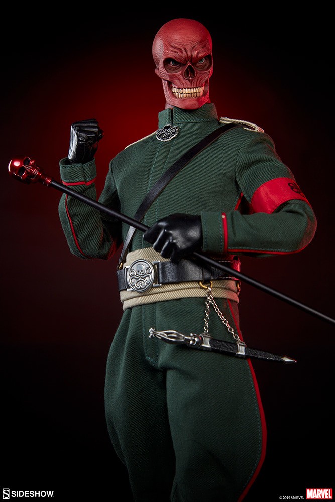 九頭蛇萬歲！ Sideshow Collectibles Marvel Comics【紅骷髏】Red Skull 1/6 比例人偶作品 普通版/EX版
