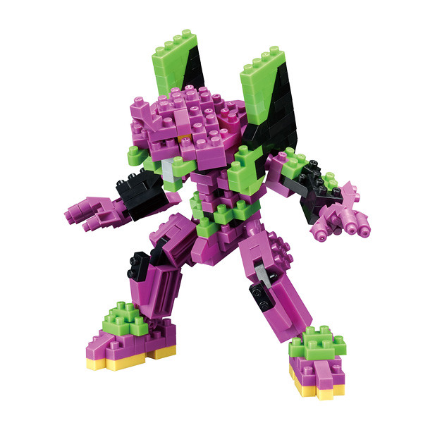 nanoblock 新系列『charanano』第一彈《福音戰士新劇場版》EVANGELION初號機、第四使徒(キャラナノ エヴァンゲリオン初号機、第4の使徒)