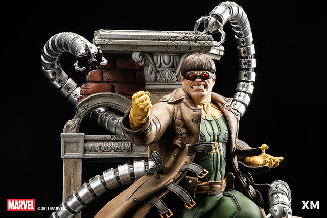 完美展現對機械爪臂的精密控制！！ XM Studios Premium Collectibles 系列 Marvel【八爪博士】Doctor Octopus 1/4 比例全身雕像作品