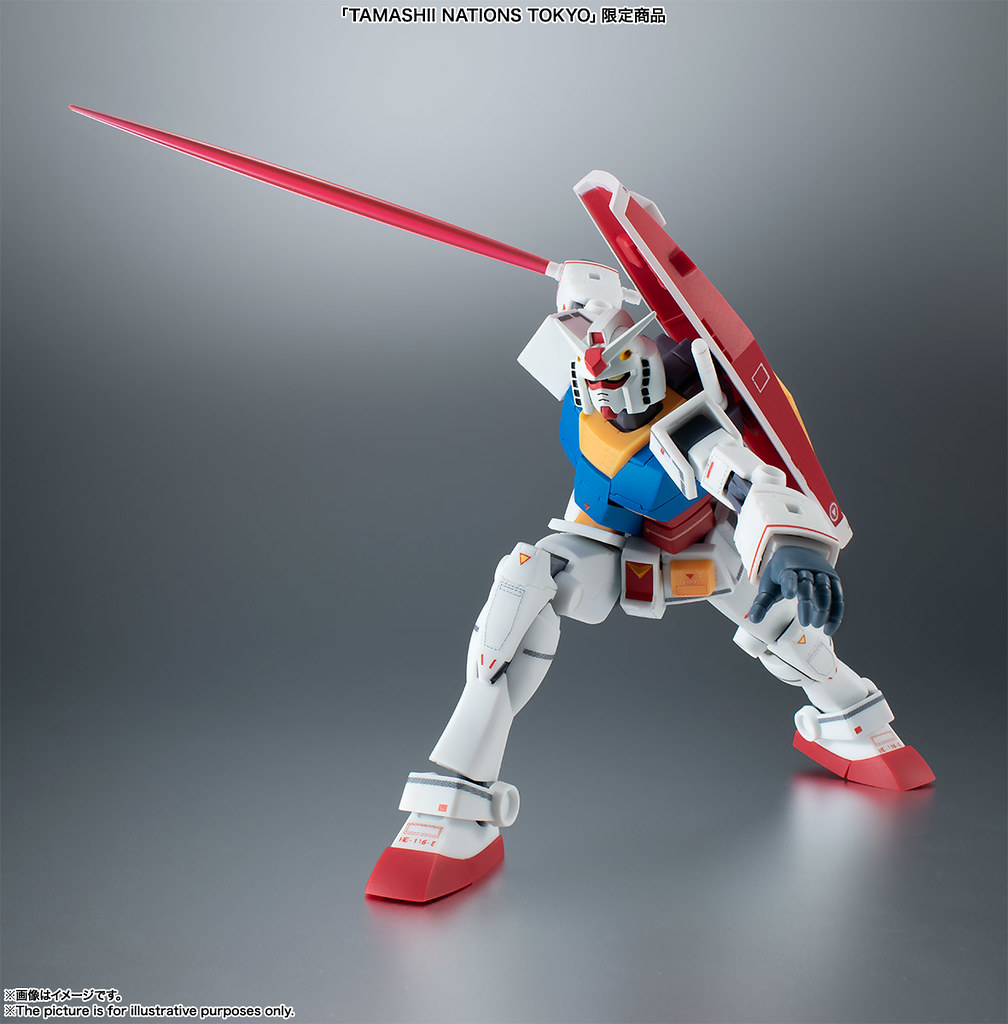 ROBOT魂《機動戰士鋼彈》「RX-78-2 鋼彈」、「MS-06 量產型薩克」 ver. A.N.I.M.E. ～REAL MARKING～【TAMASHII NATIONS TOKYO限定】