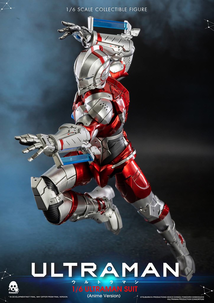 threezero《ULTRAMAN 超人力霸王》ULTRAMAN SUIT（動畫版）1/6 比例人偶作品