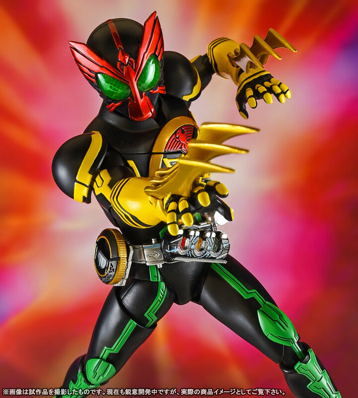 【更新官圖】搭載型態轉換機構！S.H.Figuarts（真骨彫製法）《假面騎士OOO》假面騎士OOO 鷹虎蝗聯組（仮面ライダーオーズ タトバ コンボ）