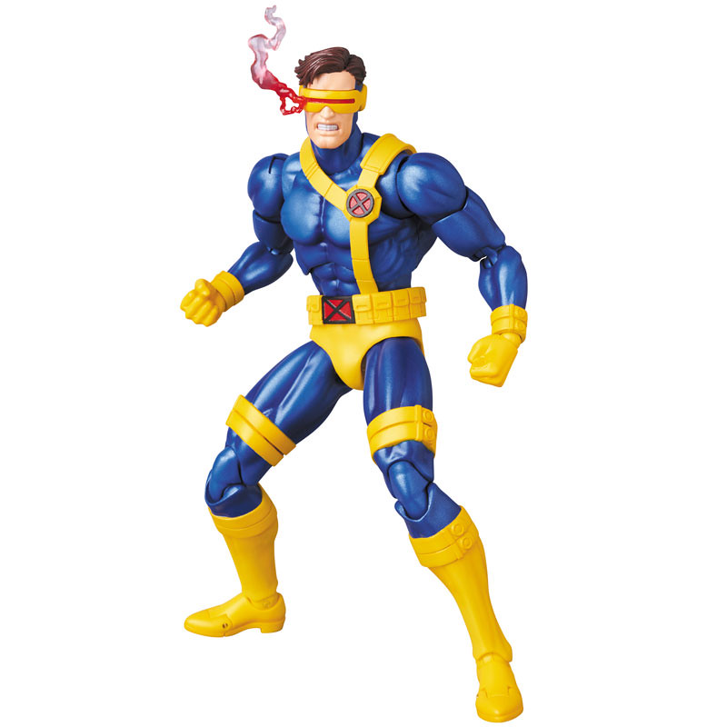 搭配雷射特效整個超霸氣！ MAFEX Marvel Comics【獨眼龍】CYCLOPS（COMIC Ver.）