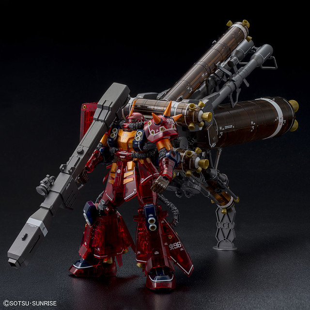 MG 《機動戰士鋼彈 雷霆宙域戰線》高機動型薩克Ver.Ka「裝甲半透明限定版本」！MG 1/100 高機動型ザク”サイコ・ザク”Ver.Ka(GUNDAM THUNDERBOLT版) [ハーフメカニカルクリア]