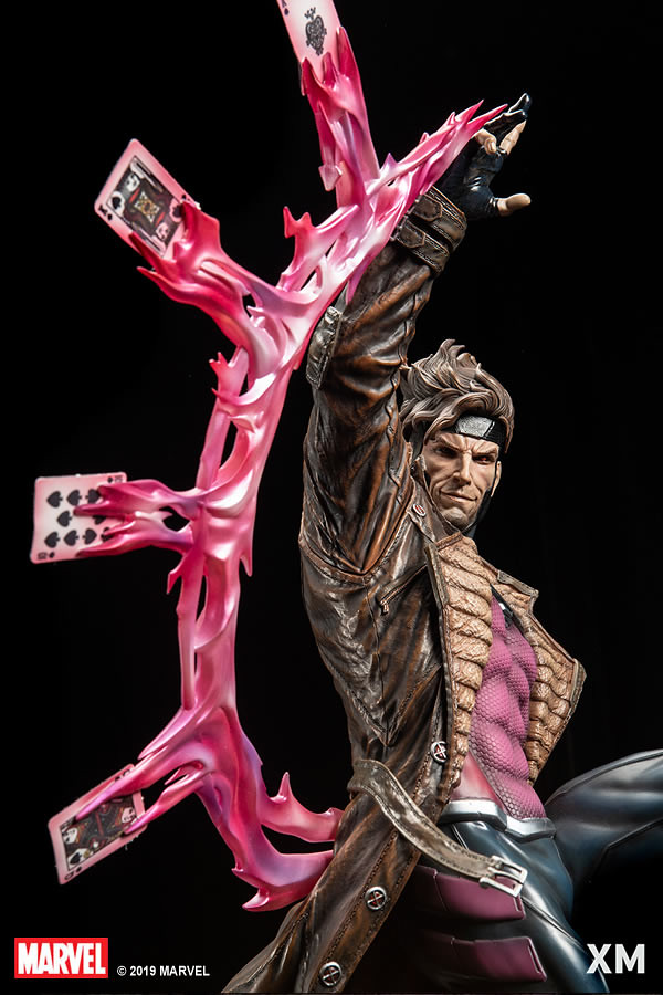 吃我的爆炸牌啦！！ XM Studios Premium Collectibles 系列 Marvel【金牌手】Gambit 1/4 比例全身雕像作品