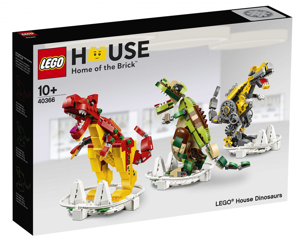 超壯觀的巨大恐龍展品縮小盒組化！！ 40366【樂高之家的恐龍】LEGO House Dinosaurs【樂高之家限定】 | 玩具人Toy People News