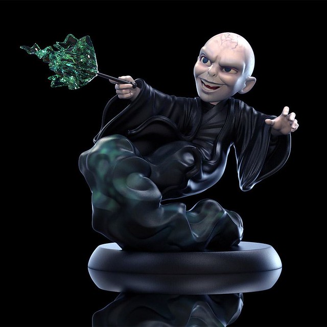 阿哇呾喀呾啦！ Quantum Mechanix Q-Fig 系列《哈利波特》佛地魔 Voldemort Q-Fig