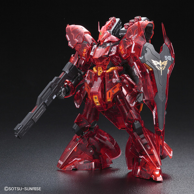 RG 《機動戰士鋼彈 逆襲的夏亞》『沙薩比［彩透版本］』！1/144 サザビー [クリアカラー]