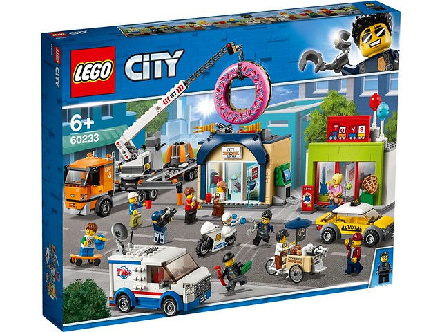 浮誇的大甜甜圈實在超可愛～ LEGO 60231～60234 城市系列 2019下半年部分盒組公開 Part 1！！