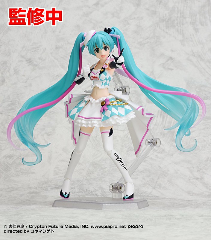 figma《初音未來GT計畫》賽車初音（RACING MIKU；レーシングミク） 2019Ver. 上色原型公開！