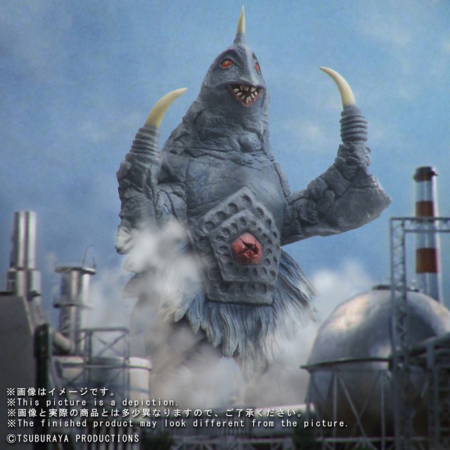 X-PLUS 《大怪獸系列 》宇宙怪獸「貝姆斯塔〈改造〉」【少年Ric限定】！大怪獣 限定商品 ベムスター(改造)
