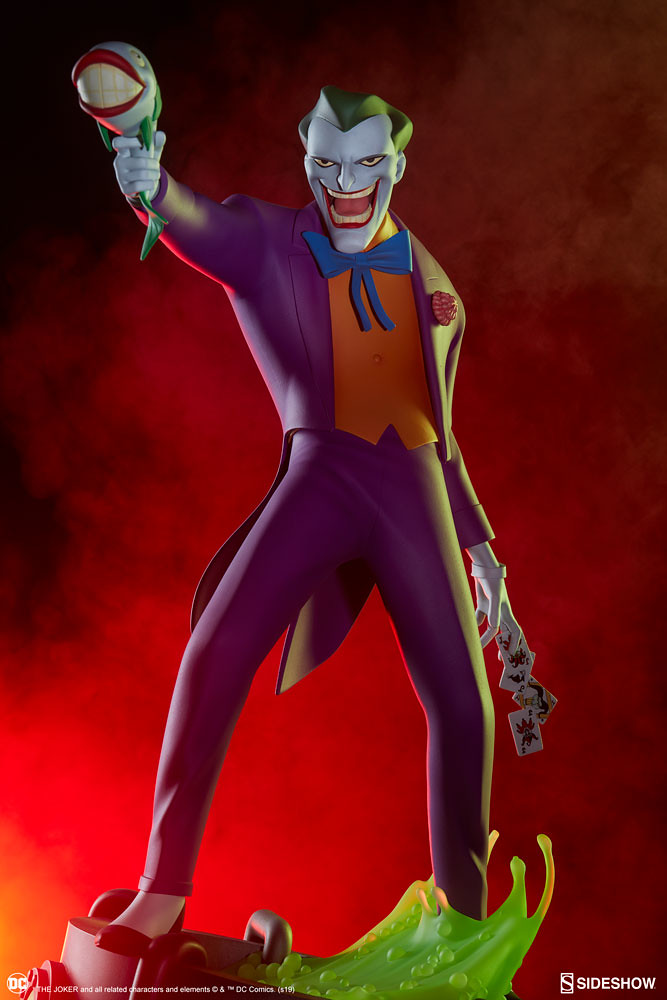 不只小丑，小丑魚也笑得你心裡發寒～ Sideshow Collectibles DC The Animated Series【小丑】The Joker 全身雕像作品 普通版/EX版