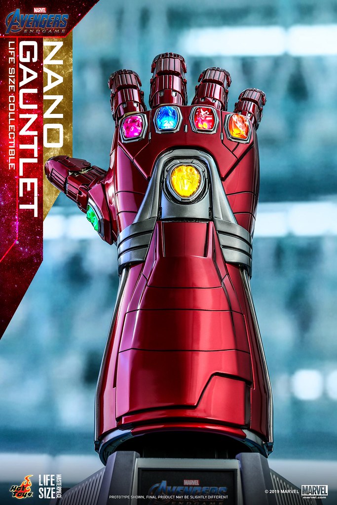 Hot Toys - LMS007 - 鋼鐵人所打造的無限手套 1：1 比例 奈米手套《復仇者聯盟4：終局之戰》 Nano Gauntlet！完全無愧對此神器的高製作水準！！