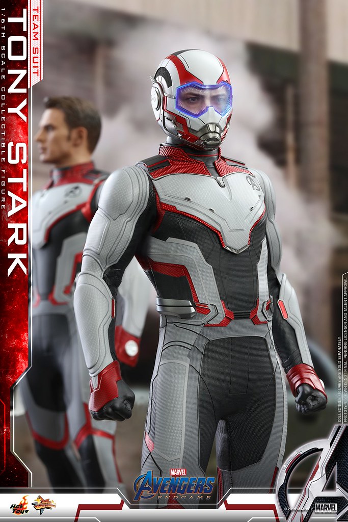 Hot Toys - MMS537 -《復仇者聯盟：終局之戰》東尼·史塔克 (量子戰衣) Tony Stark (Team Suit) 1/6 比例人偶作品