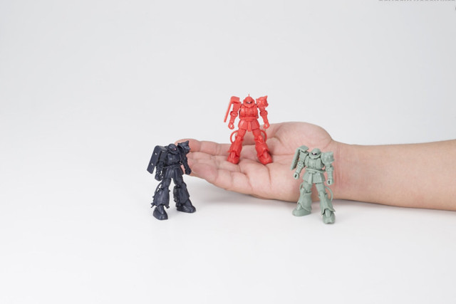 GASHAPON《機動戰士鋼彈》「膠囊普拉」第一彈！ガシャプラ モビルスーツ01