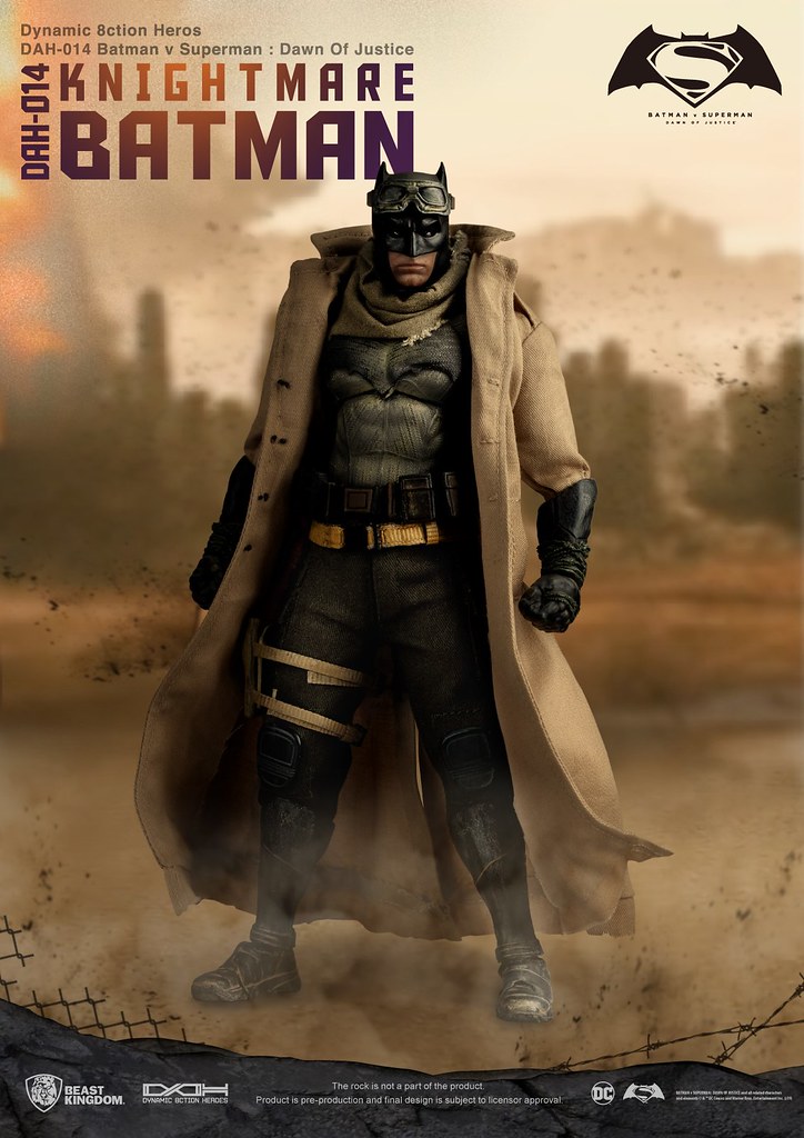 野獸國 究極英雄系列《蝙蝠俠對超人：正義曙光》惡夢蝙蝠俠 Knightmare Batman DAH-014