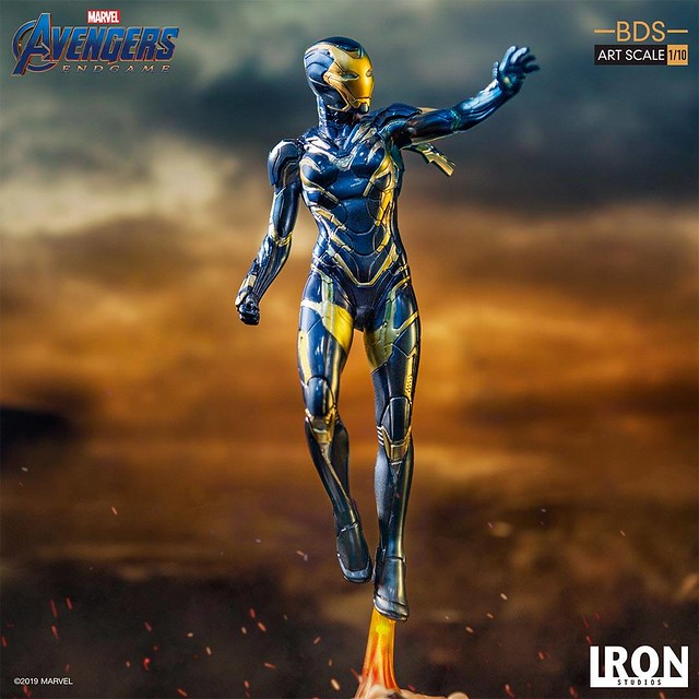 小辣椒的救援裝甲！ Iron Studios Battle Diorama 系列《復仇者聯盟：終局之戰》在劇中展現超強戰鬥力的裝甲現身！Pepper Potts in Rescue Suit 1/10 比例決鬥場景雕像作品