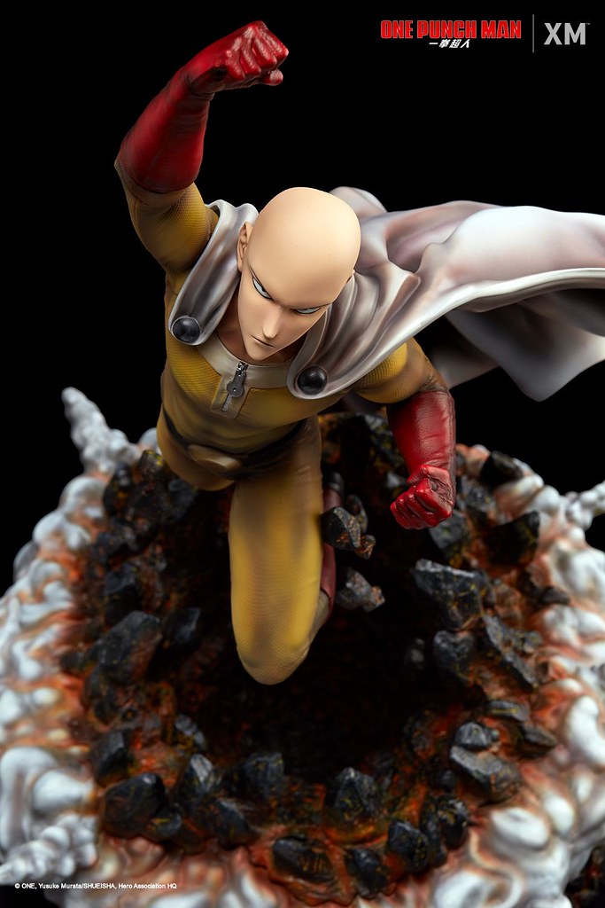 「這可是我的城市，是誰准你...掉在這裡的？」XM Studios Premium Collectibles 系列《一拳超人》埼玉 Saitama 1/4 比例全身雕像作品 情報公開～