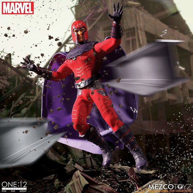 「臣服在這股力量之下吧，人類！」MEZCO ONE:12 COLLECTIVE 系列 Marvel【萬磁王】Magneto 1/12 比例人偶作品