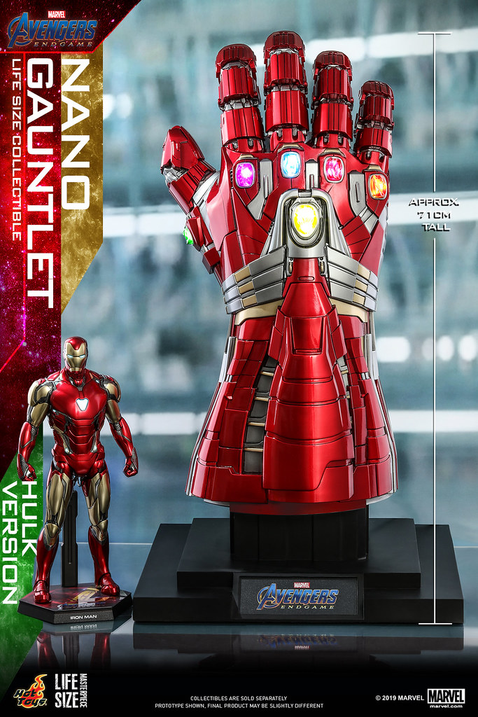 Hot Toys - LMS008 -《復仇者聯盟4：終局之戰》1：1 比例 奈米手套(浩克版) Nano Gauntlet Life-Size Collectible (Hulk Version)
